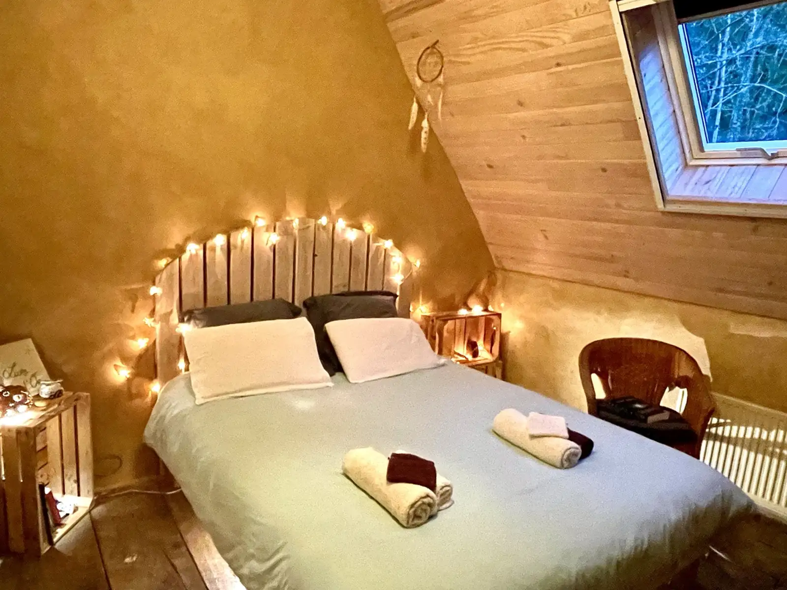 La Roquette B&B room at Violette's, Aveyron